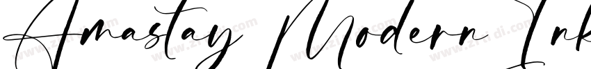 Amastay Modern Ink C字体转换